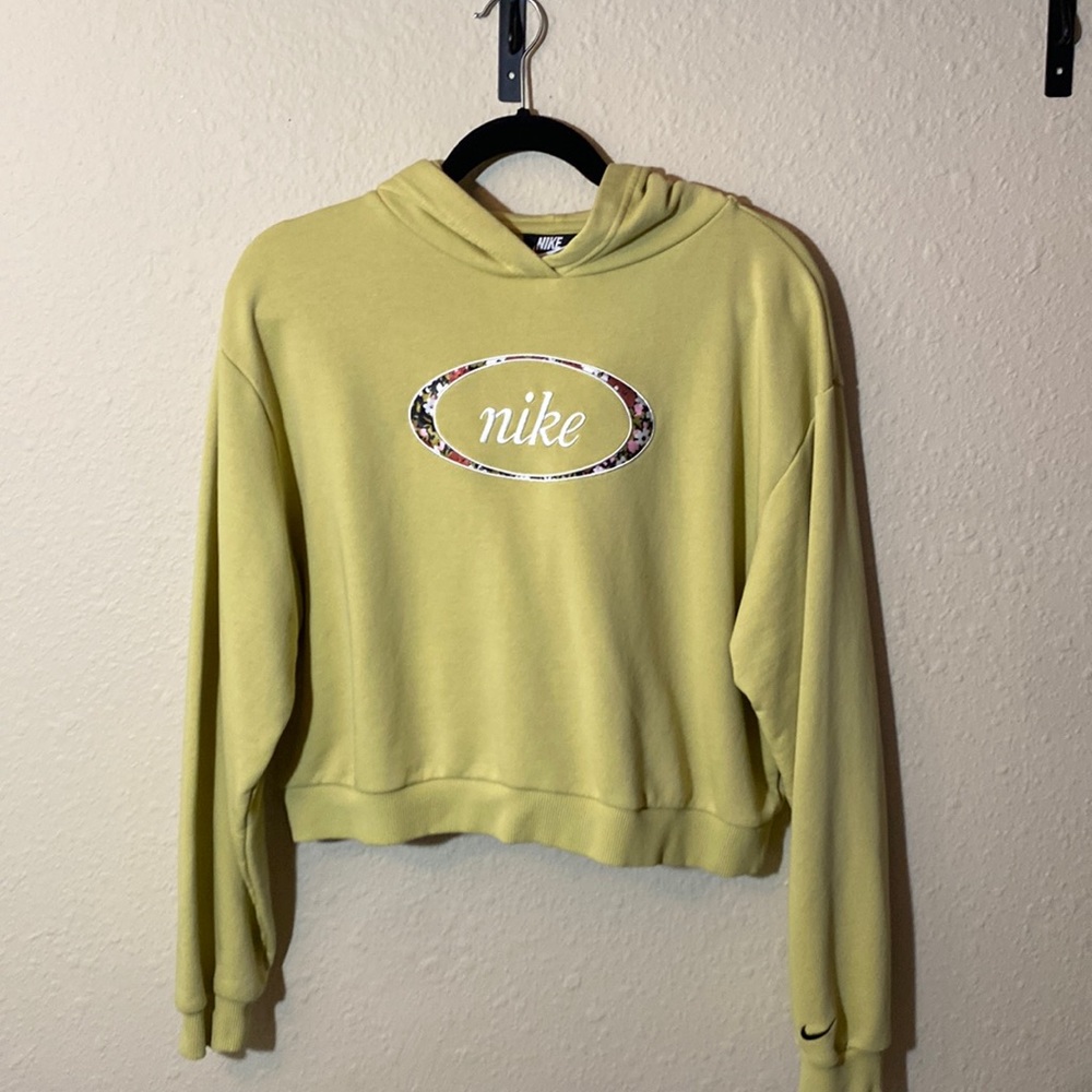Green Nike sweatshirt